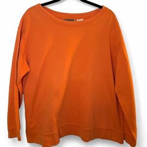 Vintage Y2K Forenza Burnt Orange Long Sleeve Top Star Graphic